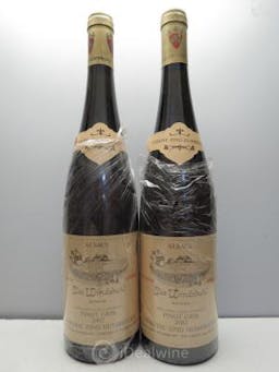 Pinot Gris (anciennement Tokay) Vendanges Tardives Clos Windsbuhl Domaine Zind Humbrecht  2002 - Lot de 2 Bouteilles