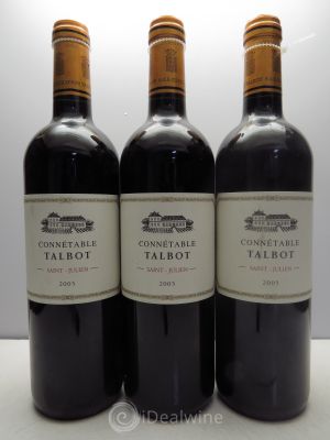 Connétable de Talbot Second vin  2005 - Lot of 3 Bottles