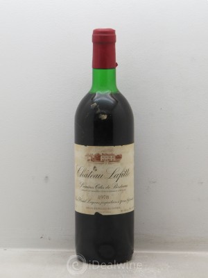 - Château Lafitte Laguens Premières Côtes de Bordeaux (no reserve) 1978 - Lot of 1 Bottle