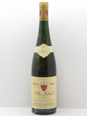 Pinot Gris Clos Jebsal Zind-Humbrecht (Domaine)  1989 - Lot de 1 Bouteille