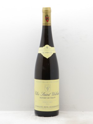 Pinot Gris Grand Cru Rangen de Thann Zind-Humbrecht (Domaine) Clos St Urbain 2011 - Lot de 1 Bouteille