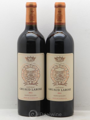 Château Gruaud Larose 2ème Grand Cru Classé (sans prix de réserve)  2011 - Lot de 2 Bouteilles