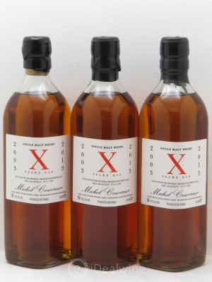 Whisky M.Couvreur X 2003-2013 Single Malt (500ml)  - Lot de 3 Bouteilles