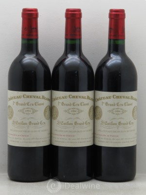 Château Cheval Blanc 1er Grand Cru Classé A  1994 - Lot de 3 Bouteilles