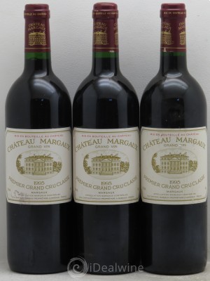 Château Margaux 1er Grand Cru Classé  1995 - Lot de 3 Bouteilles