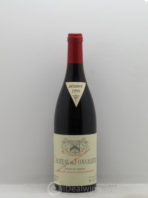 Côtes du Rhône Château de Fonsalette SCEA Château Rayas  1999 - Lot of 1 Bottle