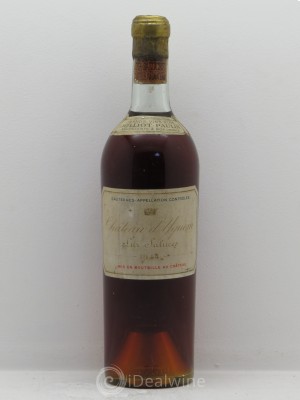 Château d'Yquem 1er Cru Classé Supérieur mise négoce Jolliot Paulin 1944 - Lot de 1 Bouteille