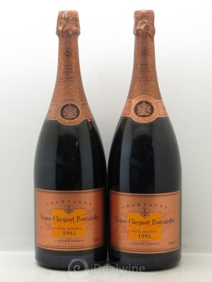 Brut Champagne Veuve Clicquot Ponsardin Réserve 1995 - Lot de 2 Magnums