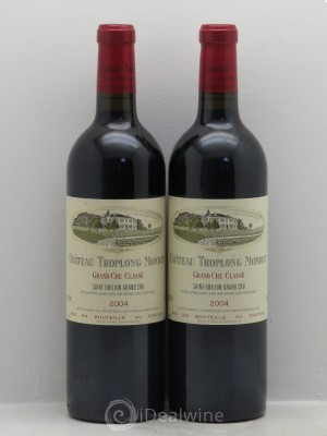 Château Troplong Mondot 1er Grand Cru Classé B  2004 - Lot of 2 Bottles