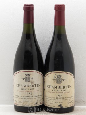 Chambertin Grand Cru Jean et Jean-Louis Trapet  1989 - Lot of 2 Bottles