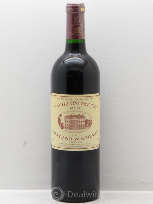 Pavillon Rouge du Château Margaux Second Vin  2003 - Lot de 1 Bouteille