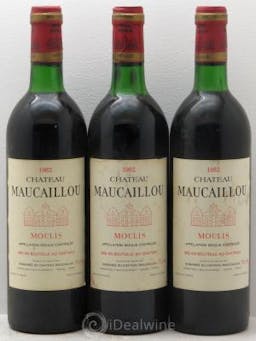 Château Maucaillou  1982 - Lot de 3 Bouteilles