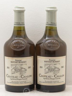 Château-Chalon Berthet-Bondet  2003 - Lot de 2 Bouteilles