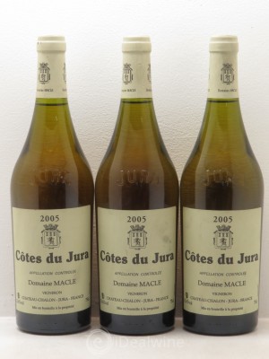 Côtes du Jura Jean Macle  2005 - Lot de 3 Bouteilles