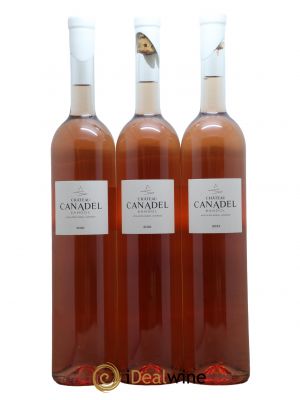 Bandol Château Canadel Jacques et Caroline de Chateauvieux  2021 - Lot of 3 Magnums