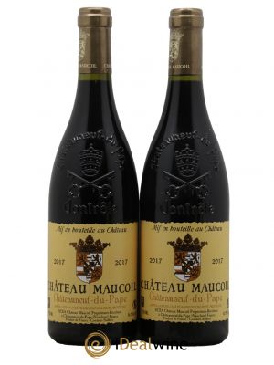 Châteauneuf-du-Pape Château Maucoil 2017 - Lot of 2 Bottles