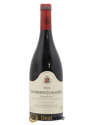 Chambertin Clos de Bèze Grand Cru Robert Groffier Père & Fils (Domaine)  2010 - Lot of 1 Bottle