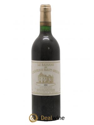 Clarence (Bahans) de Haut-Brion Second Vin 1993 - Lot de 1 Bouteille