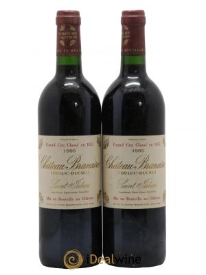 Château Branaire Ducru 4ème Grand Cru Classé 1995 - Lot de 2 Bottles