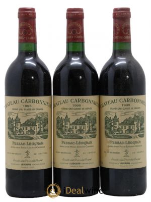 Château Carbonnieux Cru Classé de Graves 1995 - Lot de 3 Bottles