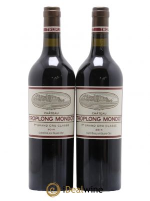 Château Troplong Mondot 1er Grand Cru Classé B 2014 - Lot de 2 Bottles