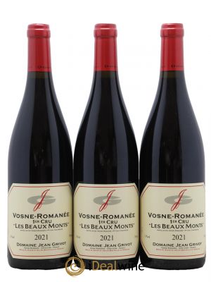 Vosne-Romanée 1er Cru Les Beaux-Monts Jean Grivot  2021 - Lot of 3 Bottles