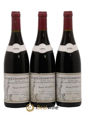 Gevrey-Chambertin Vieilles Vignes Dugat-Py 1996 - Lot de 3 Bottles