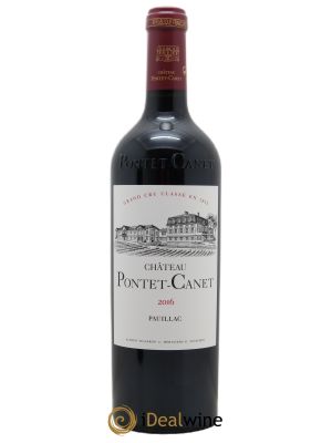 Château Pontet Canet 5ème Grand Cru Classé (OWC if 6 bts) 2016 - Lot de 1 Bottle