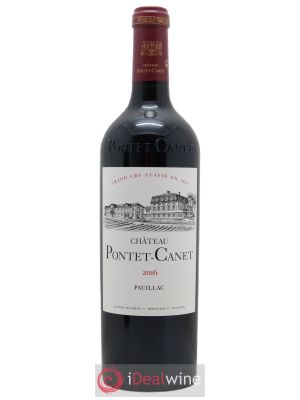 Château Pontet Canet 5ème Grand Cru Classé (OWC if 12 btls) 2016 - Lot de 1 Bottle