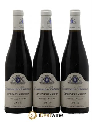 Gevrey-Chambertin Vieilles Vignes Domaine des Beaumont 2015 - Lot of 3 Bottles