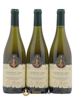 Chablis Tastevinage Domaine Jean Bouchard 2006 - Lot de 3 Bottles