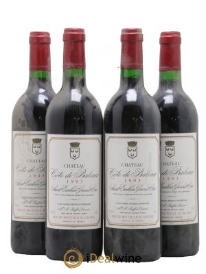 Château Côte de Baleau Grand Cru Classé  1993 - Lot of 4 Bottles