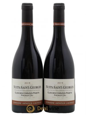 Nuits Saint-Georges 1er Cru Clos des Corvées Pagets Arnoux-Lachaux (Domaine) 2015 - Lot de 2 Bottles
