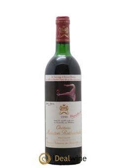 Château Mouton Rothschild 1er Grand Cru Classé 1990 - Lot de 1 Bottle
