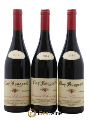 Saumur-Champigny Les Poyeux Clos Rougeard  2014 - Lot of 3 Bottles