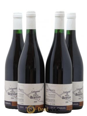 Bourgueil Clos Sénéchal Catherine et Pierre Breton 2004 - Lot de 4 Bottles