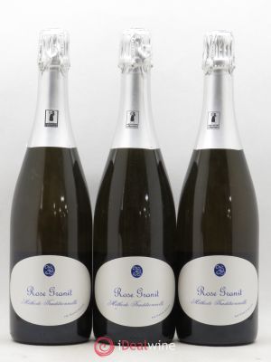 Vin de France Méthode traditionnelle Brut Rosé Granit Besson  - Lot of 3 Bottles