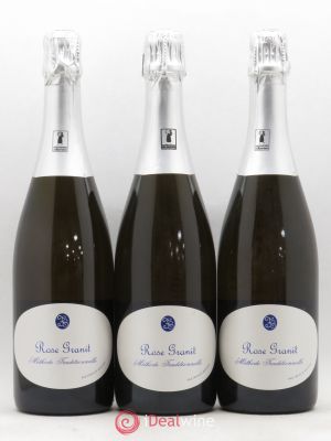 Vin de France Méthode traditionnelle Brut Rosé Granit Besson  - Lot of 3 Bottles