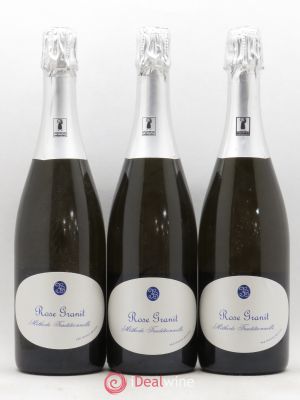 Vin de France Méthode traditionnelle Brut Rosé Granit Besson ---- - Lot de 3 Bouteilles