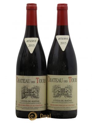 Côtes du Rhône Château des Tours Emmanuel Reynaud  2015 - Lot of 2 Bottles