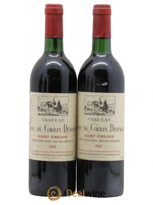 Saint-Émilion Tour de Corbin Despagne
 1988 - Lot de 2 Bottles