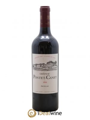 Château Pontet Canet 5ème Grand Cru Classé 2012 - Lot de 1 Bottle