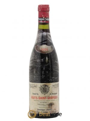 Nuits Saint-Georges Cuvée N°1 Vieilles Vignes Domaine Dominique Laurent 2005 - Lot de 1 Bouteille
