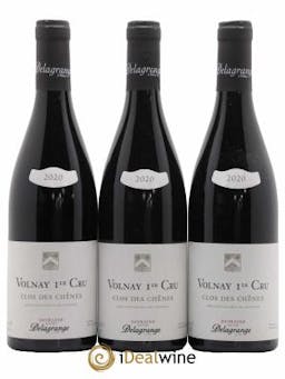 Volnay Clos des Chênes Domaine Delagrange 2020 - Lot of 3 Bottles