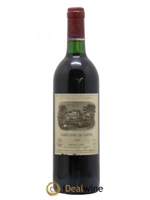 Carruades de Lafite Rothschild Second vin 1992 - Lot de 1 Bottle