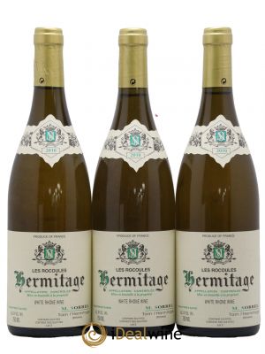 Hermitage Les Rocoules Marc Sorrel  2010 - Lot of 3 Bottles