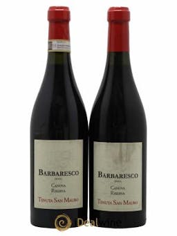 Barbaresco DOCG Canova Riserva Tenuta San Mauro 2004 - Lot de 2 Bottles