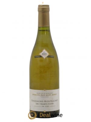 Chassagne-Montrachet 1er Cru Champs Gains Domaine Jean Marc Morey 2003 - Lot of 1 Bottle