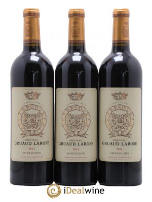 Château Gruaud Larose 2ème Grand Cru Classé 2014 - Lot de 3 Bottles