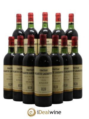 Château Malartic-Lagravière Cru Classé de Graves  1976 - Lot of 12 Bottles